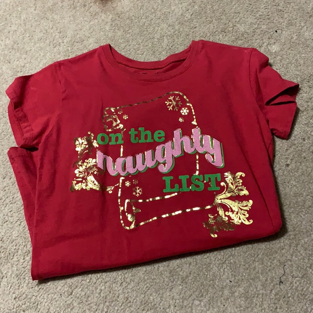 Naughty list tee